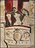 Une loge  l'Opra